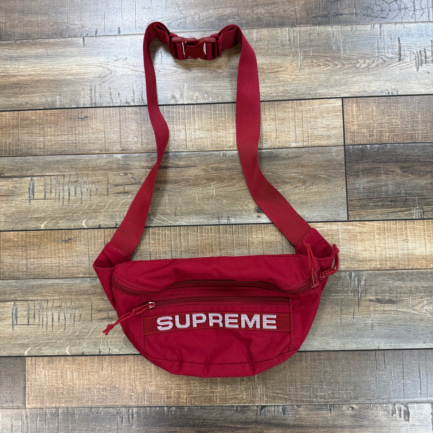 Supreme Field Waist Bag Red
