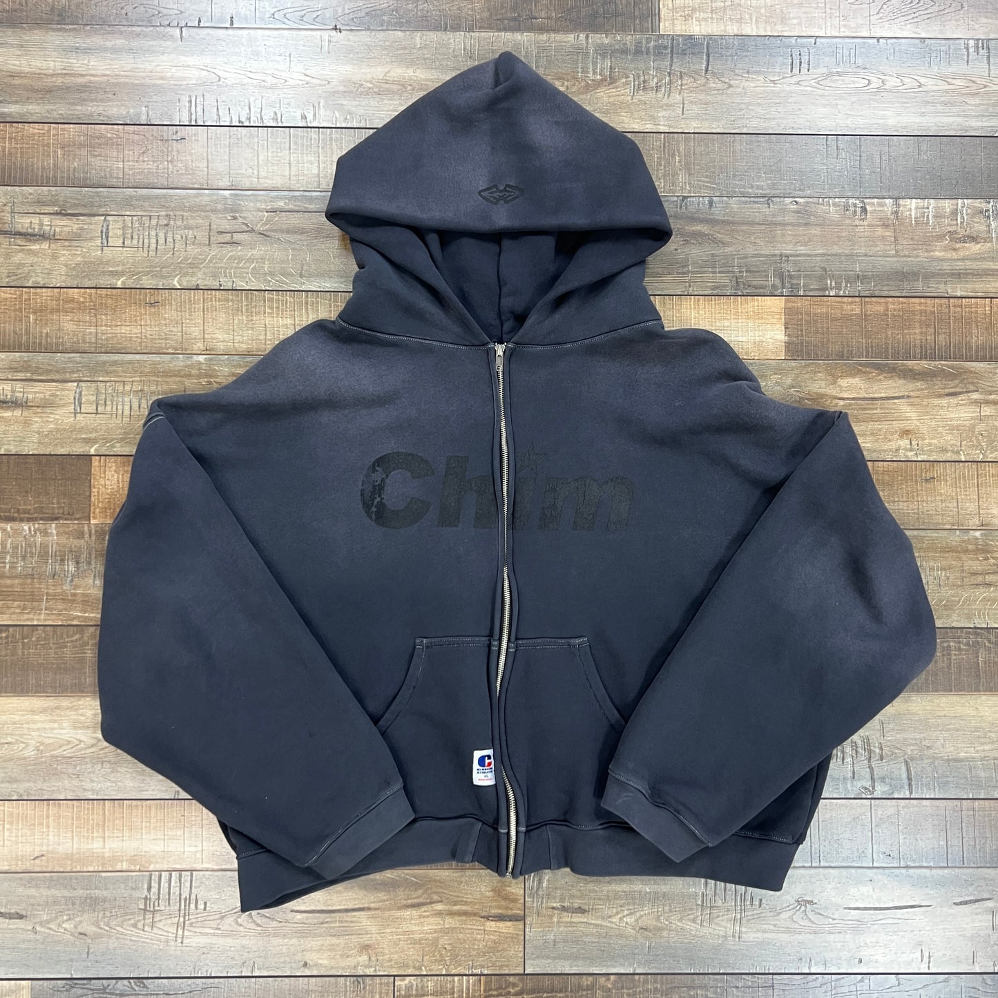 HMDD Chim Zip-Up Hoodie Black