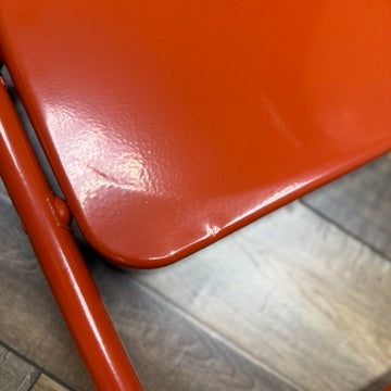 Supreme Metal Folding Chair Red