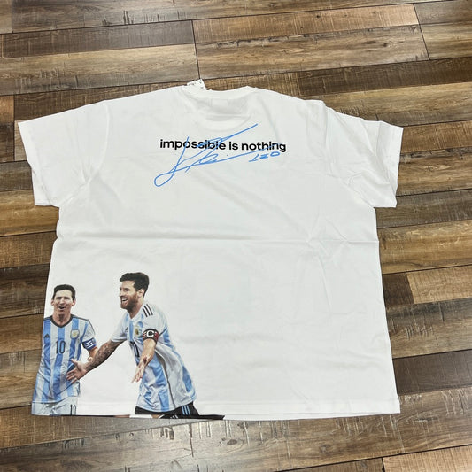 Kith x adidas Messi Football World Cup Graphic Tee White