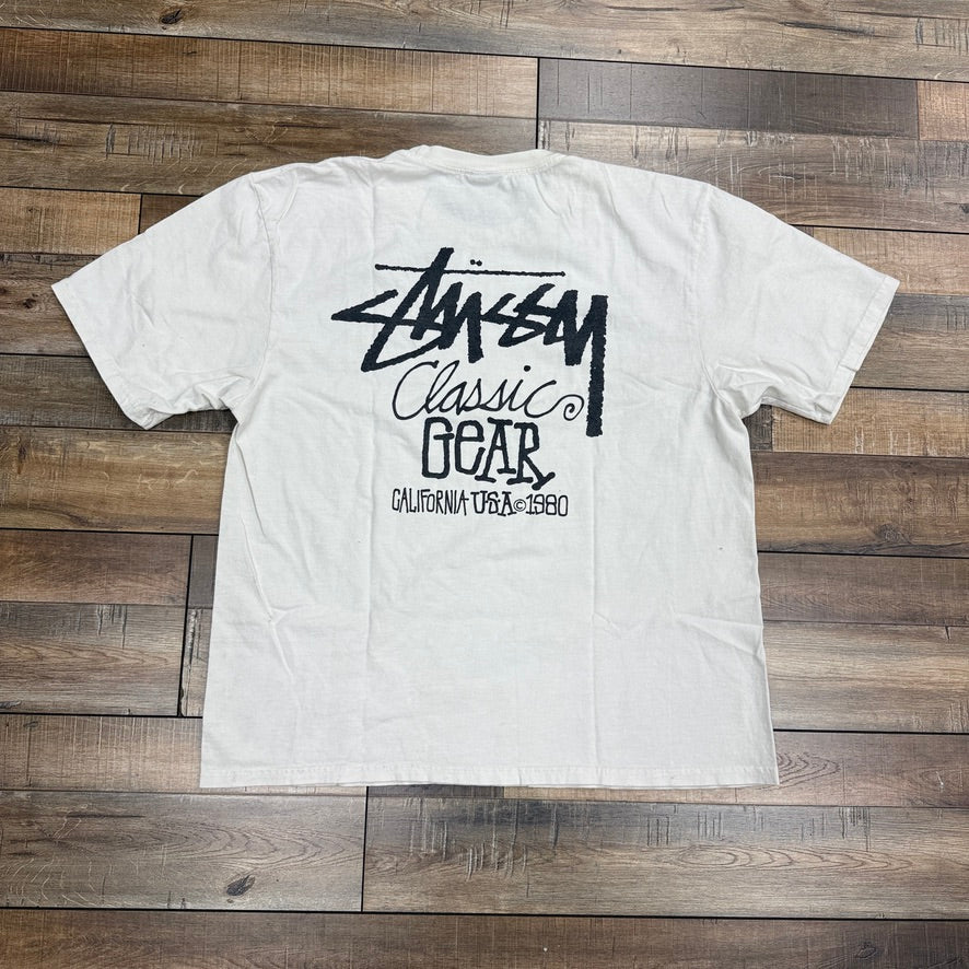 Stussy Classic Gear Pigment Dyed Tee Natural