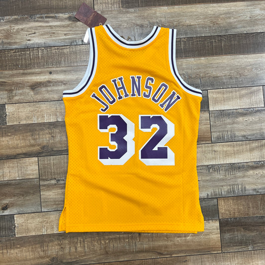 Mitchell & Ness '84 Magic Johnson NBA Authentic Lakers Home Jersey