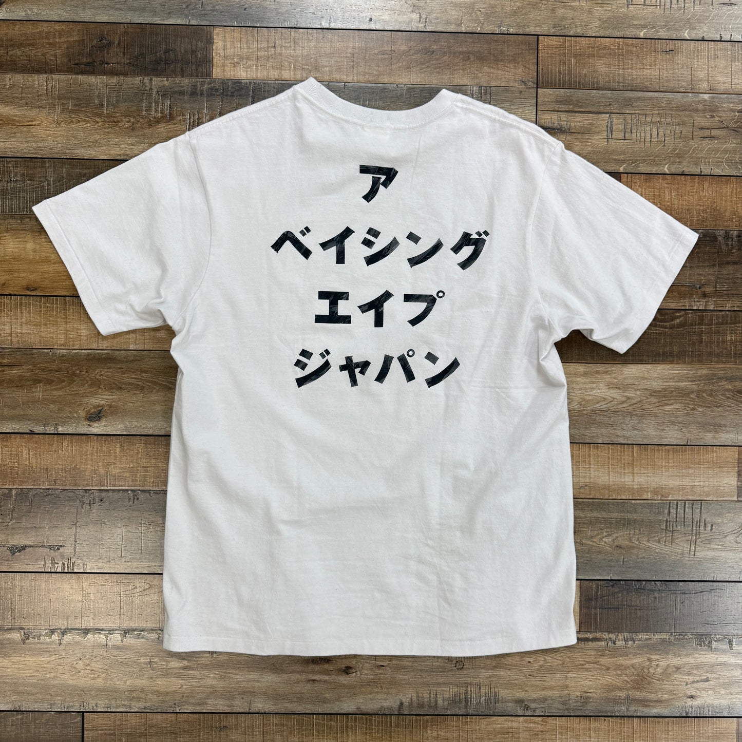 BAPE Ape Head Ink Painting Tee White