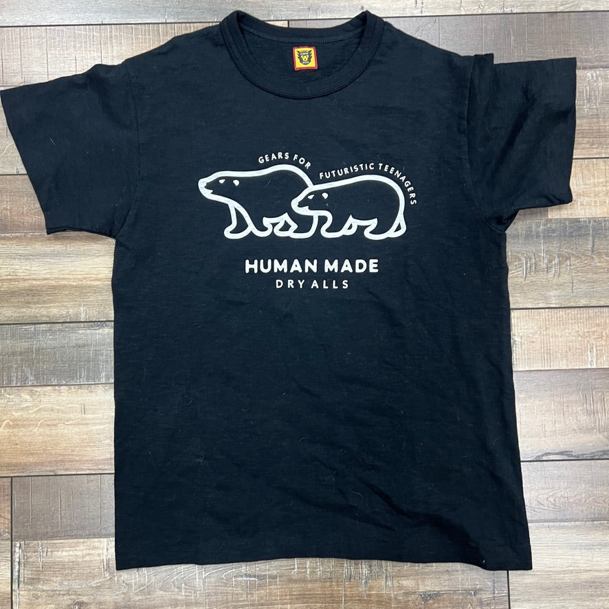 Human Made Polar Bear Outline T-Shirt Black