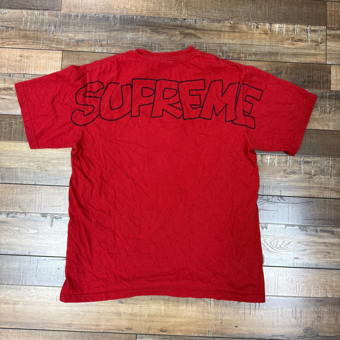 Supreme Smurfs Tee Red