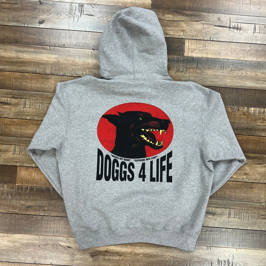 Supreme Doggs Hooded Sweatshirt 'Heather Grey'