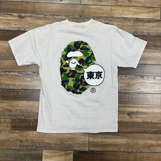 BAPE City Tokyo ABC Camo Tee White
