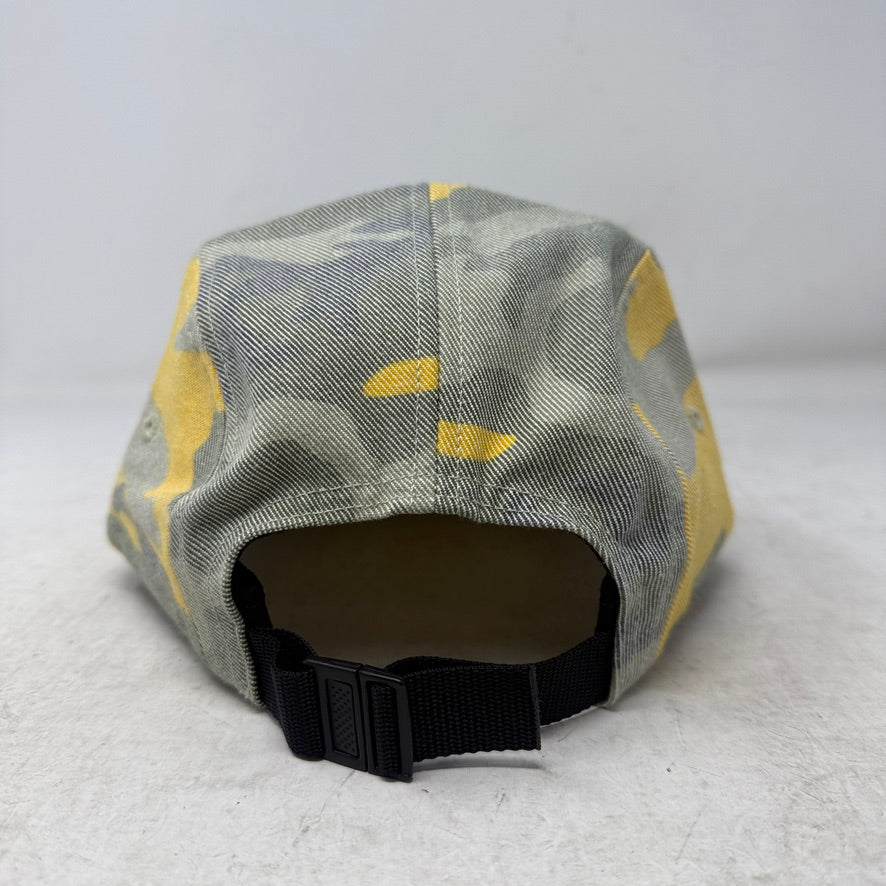 Supreme Washed Out Camo Camp Cap Yellow Camo