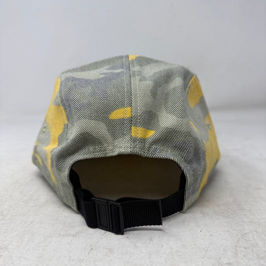 Supreme Washed Out Camo Camp Cap Yellow Camo
