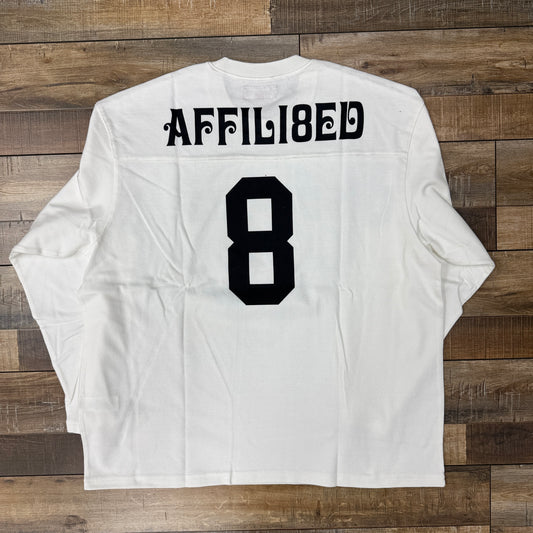 Supreme Affiliated L/S Football Top White