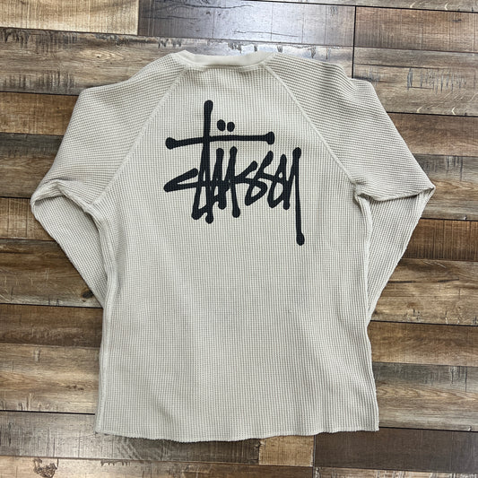 Stussy Basic Raglan Thermal FW24 Bone