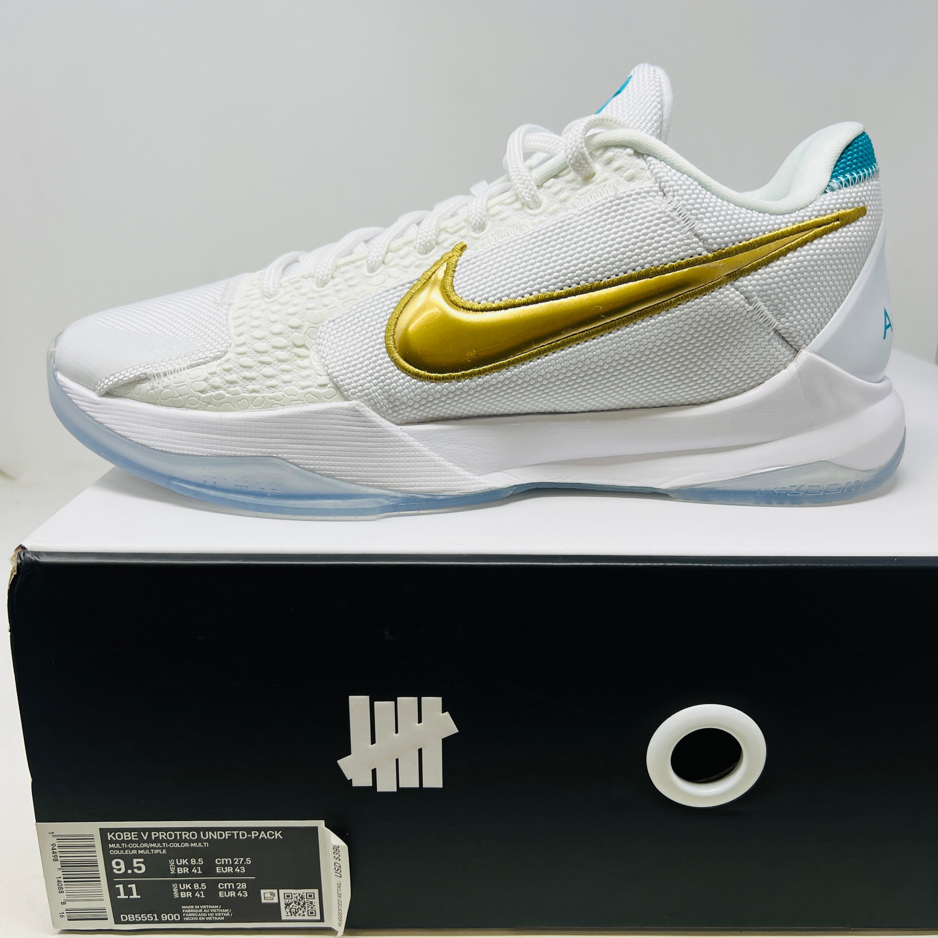Nike Kobe 5 Protro Undefeated What If White – Holy Ground