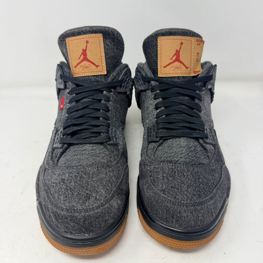 Jordan 4 Retro Levi's Black (Blank Tag)