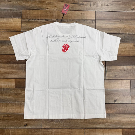 Kith The Rolling Stones Mick Photo Vintage Tee White