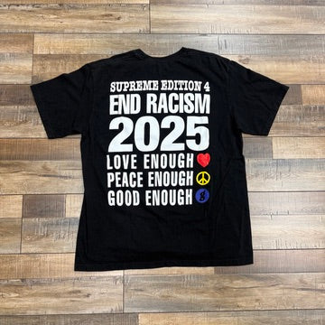Supreme x Goodenough End Racism Tee 'Black'