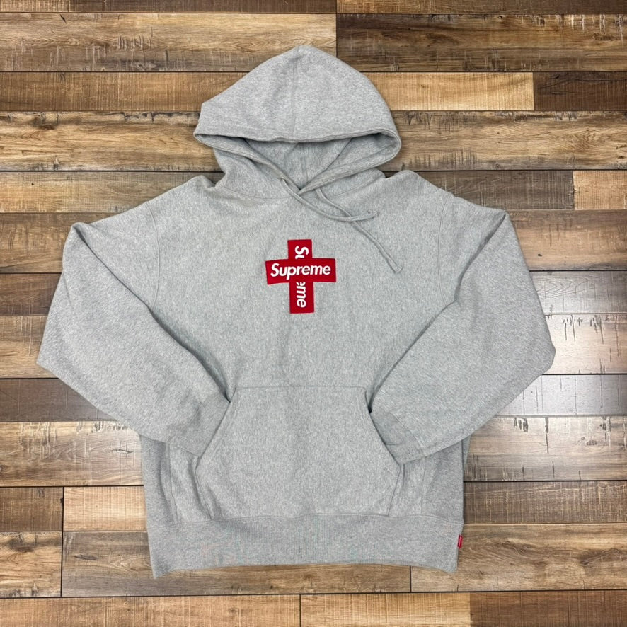 SUPREME CROSS BOX LOGO HOODIE OLIVE Size X-LARGE FW20 XL | eBay