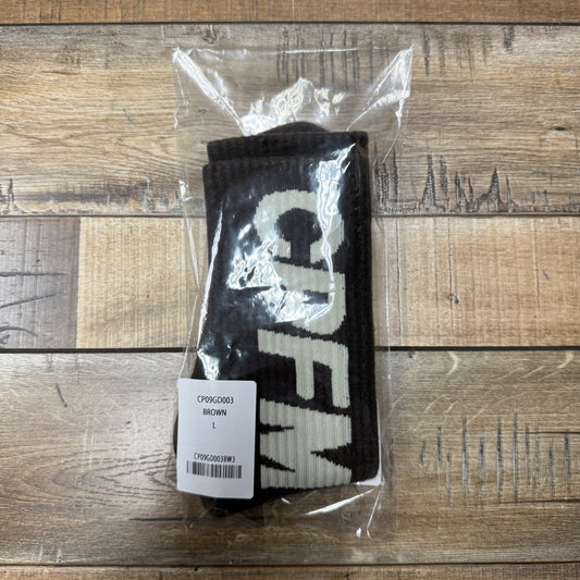 Cactus Plant Flea Market Tube Socks Brown