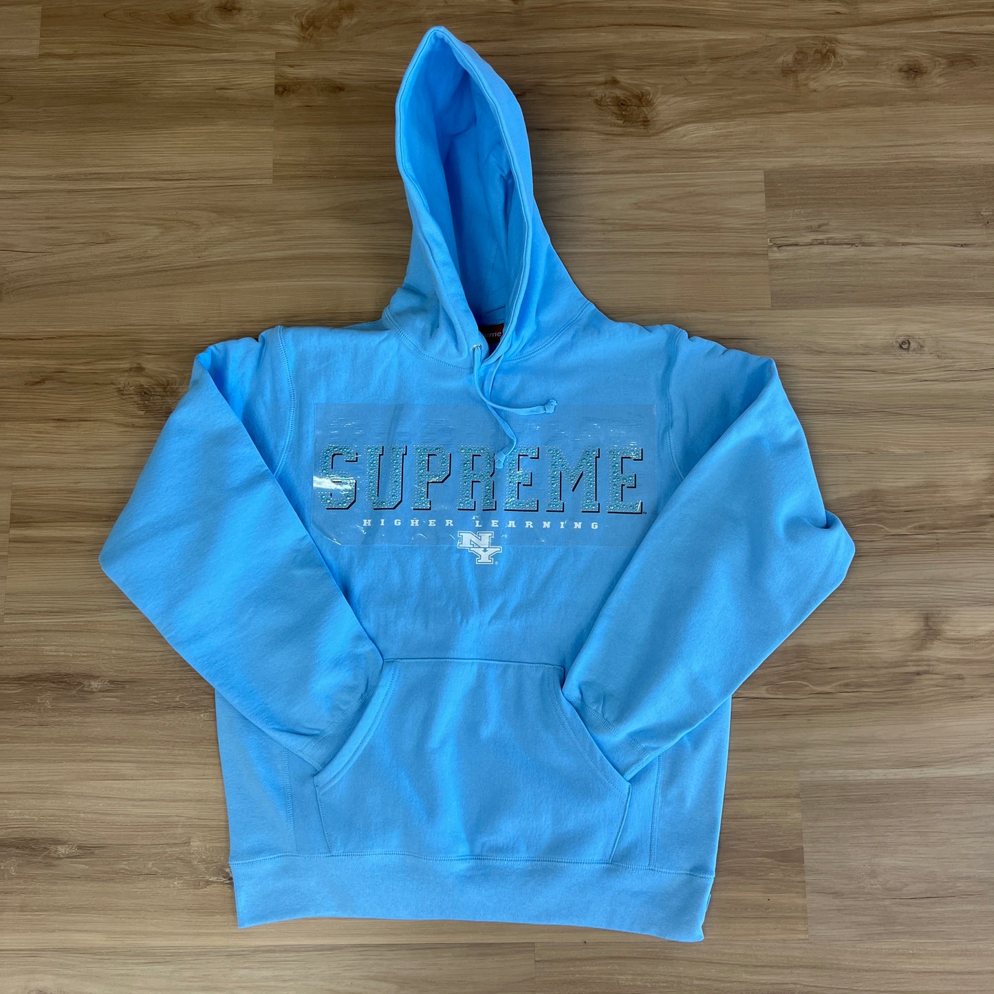 Supreme Gems Hooded Sweatshirt Ice Blue