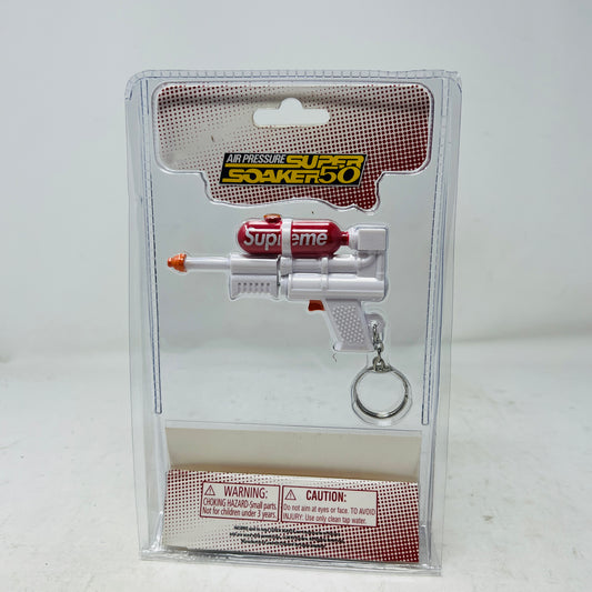 Supreme Super Soaker 50 Water Blaster Keychain White