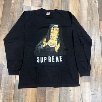 Supreme Nun LS Tee Black