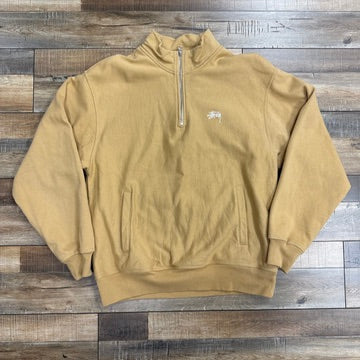 Stussy Overdyed Stock Logo Mock 'Khaki'