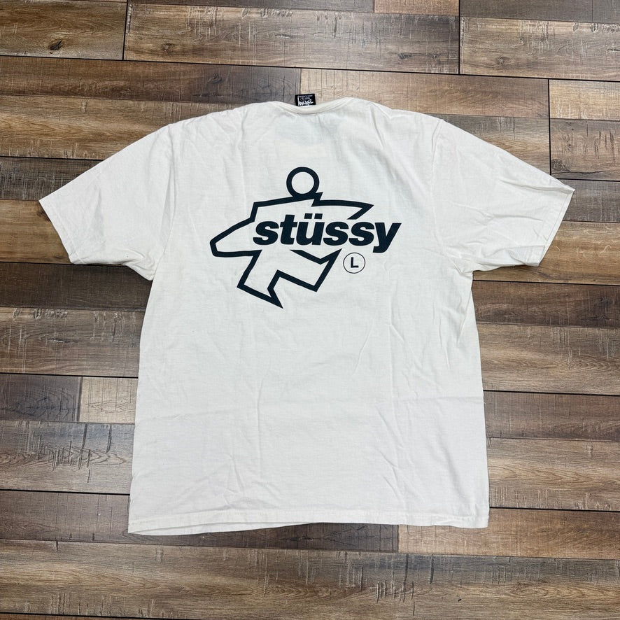 Surf Size Pigment Dyed T-Shirt Off White