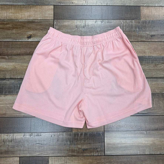 Eric Emanuel Pink Lightning Bolt Shorts