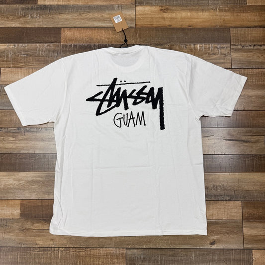 Stussy Stock Guam Tee White