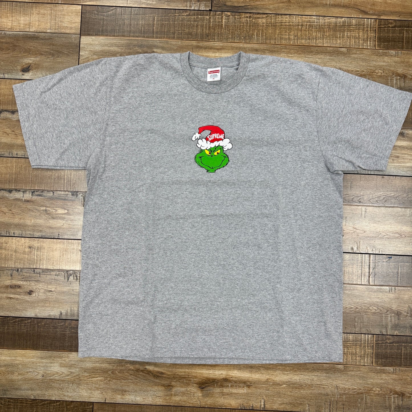 Supreme Grinch Tee Heather Grey