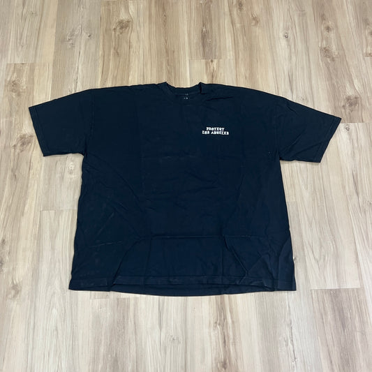 Born X Raised Protect Los Angeles black t-shirt
