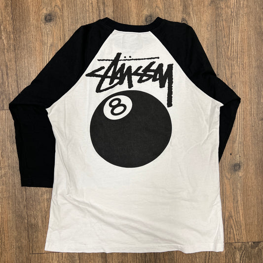 Stussy 8 Ball Raglan Tee
