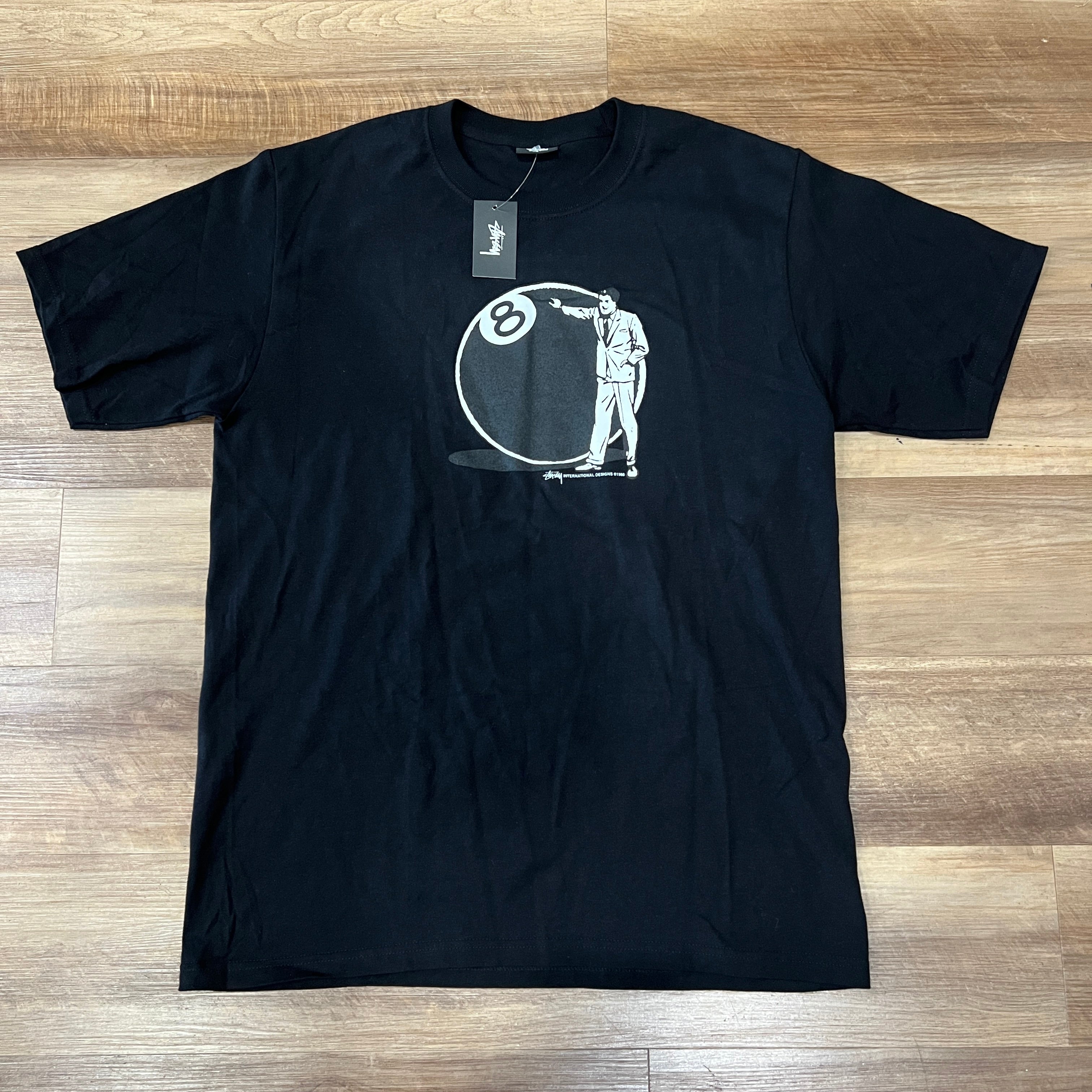 Stüssy 8 Ball Man Tee Black – Holy Ground