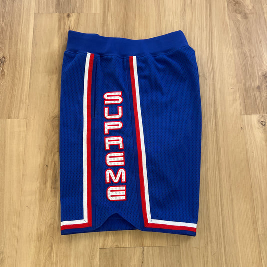 Supreme Rhinestone Basketball Short Royal