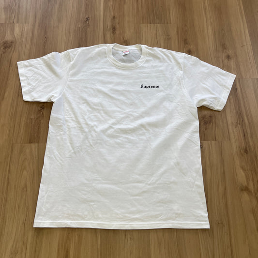 Supreme Paris Is Burning Tee White
