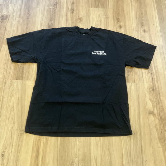 Born X Raised "Protect Los Angeles" collaboration t-shirt black