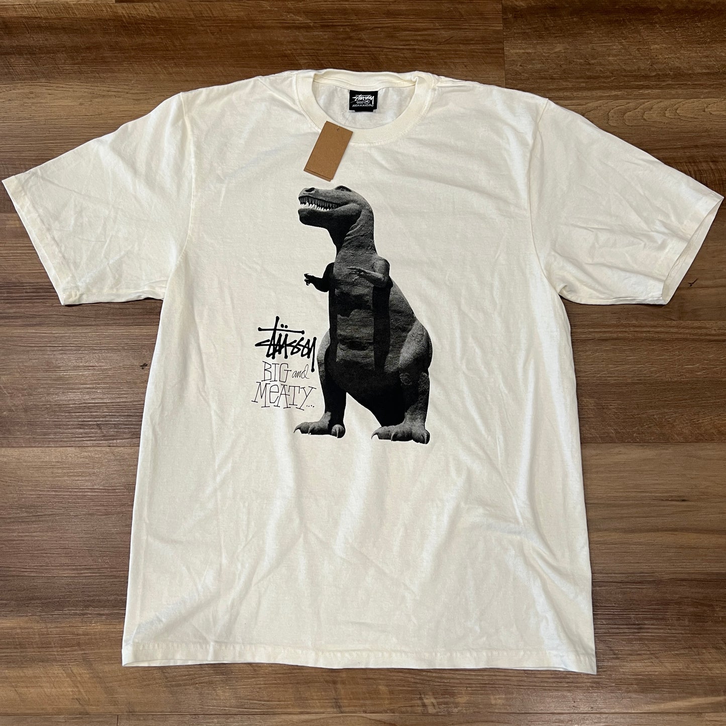 Stussy Dinosaur Tee White