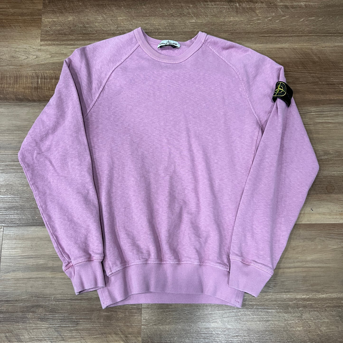 Stone Island Pink Crewneck Sweatshirt