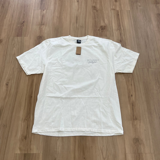 Stussy Surf Club Tee Pigment Dyed White