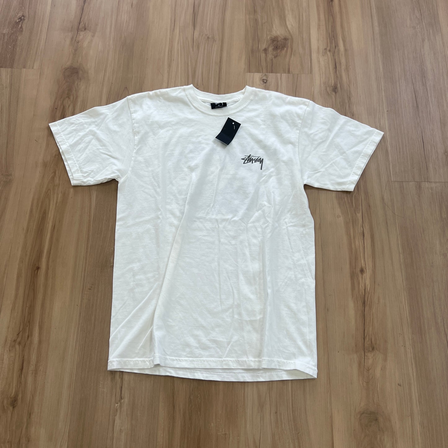 Stüssy Dice Pigment Dyed Tee White