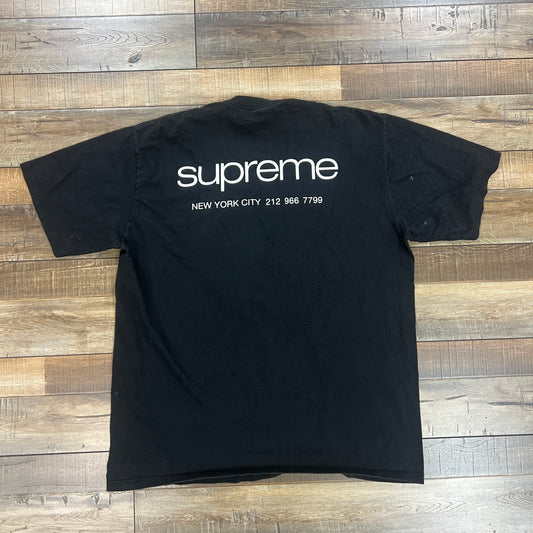 Supreme NYC Tee Black