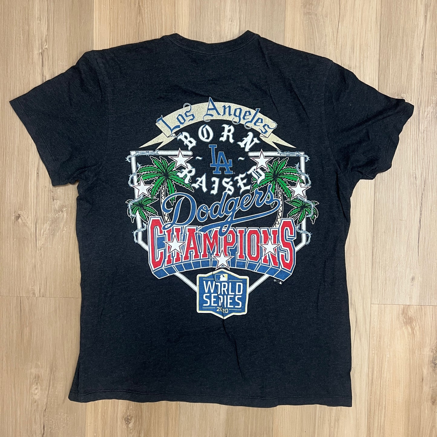 Born x Raised x '47 Brand T-shirt Los Angeles Dodgers' 2020 World Series Championship