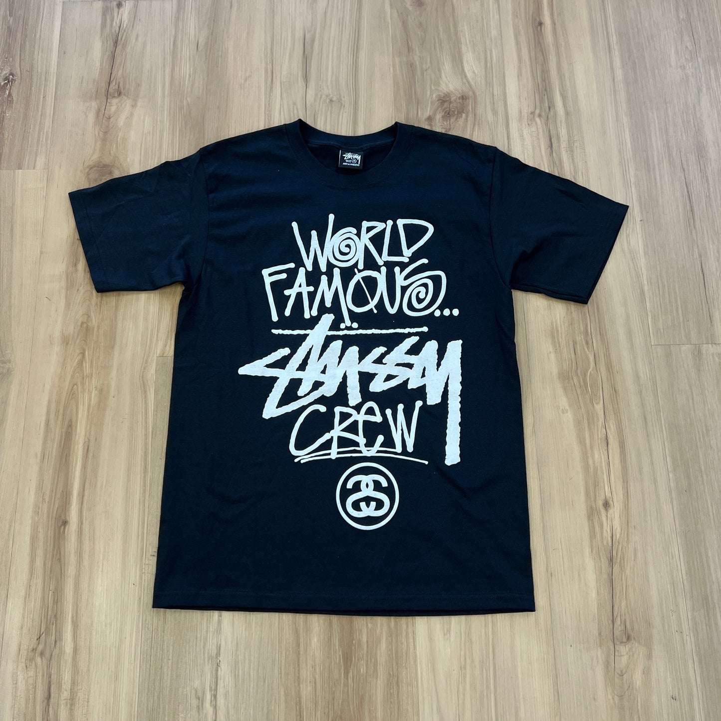 Stussy World Famous Crew T-shirt Black