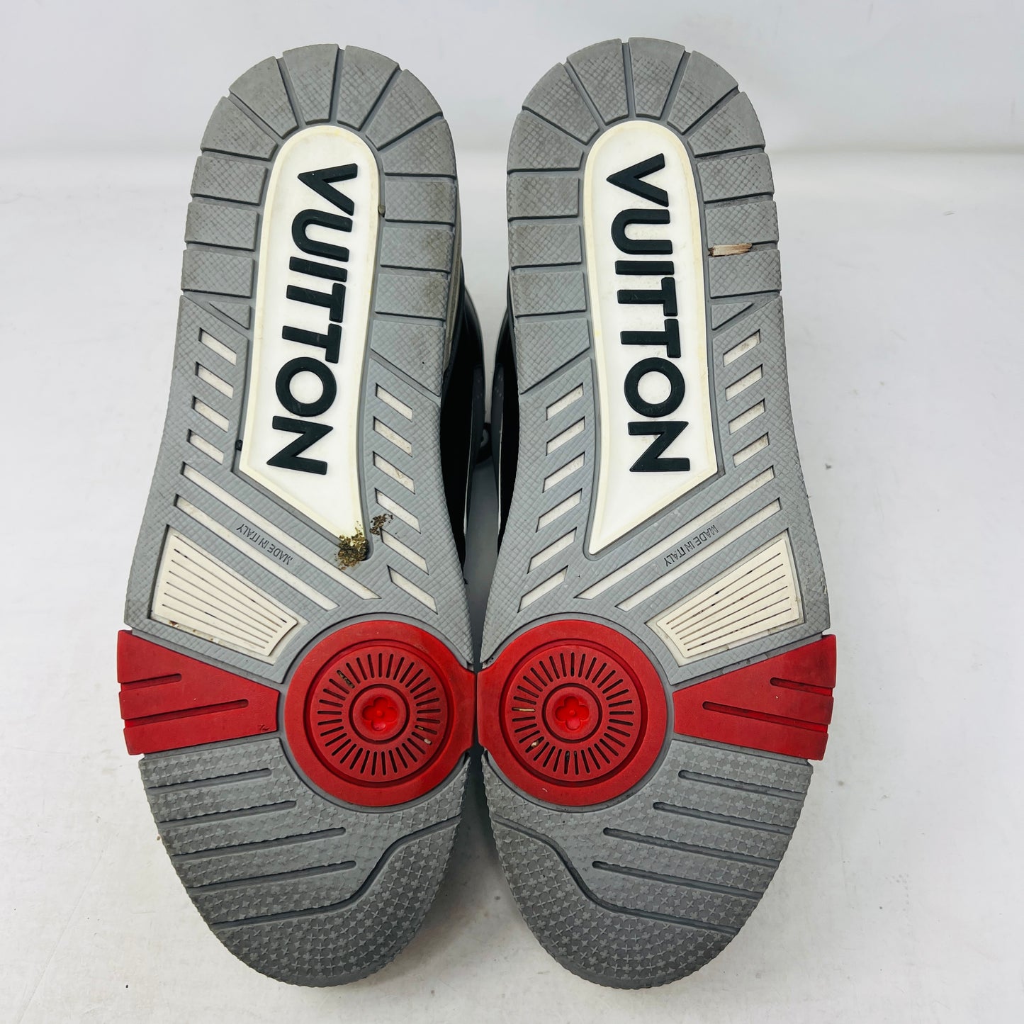 Louis Vuitton LV Trainer Sneaker Boot High Black Grey