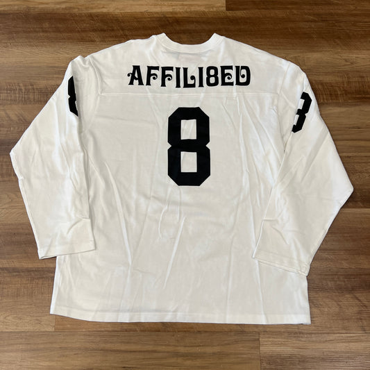 Supreme Affiliated Long-Sleeve Football Top White