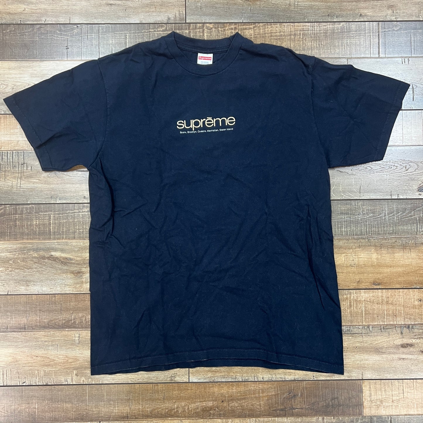 Supreme Five Boroughs Tee Navy