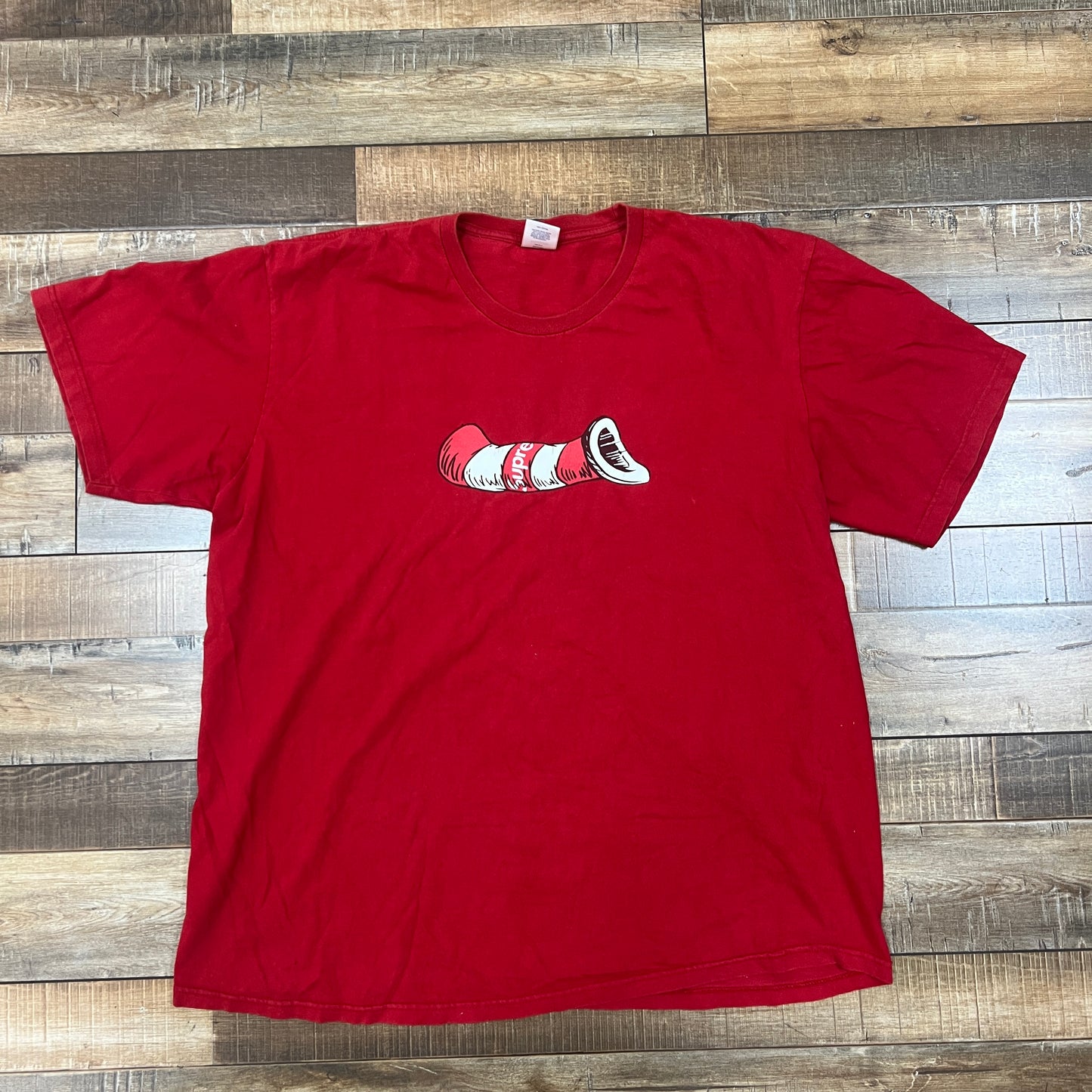Supreme Cat in the Hat Tee Red
