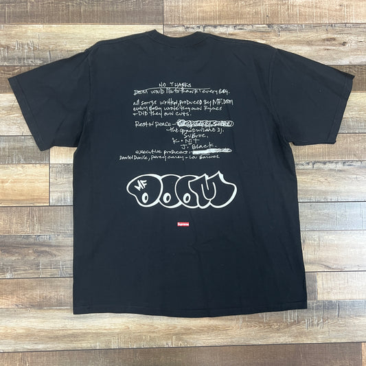 Supreme MF DOOM Tee Black