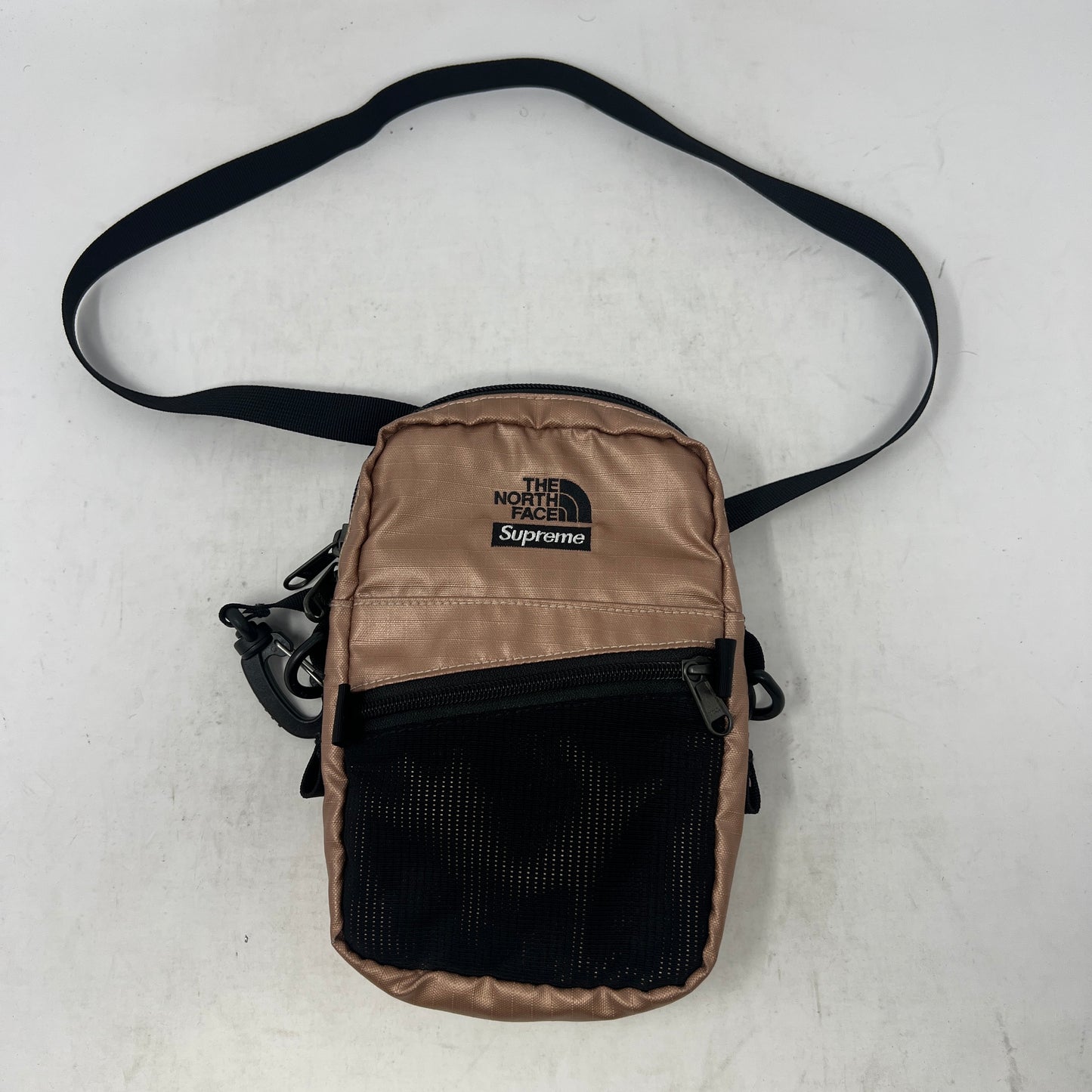 Supreme x The North Face Metallic Shoulder Bag Rose