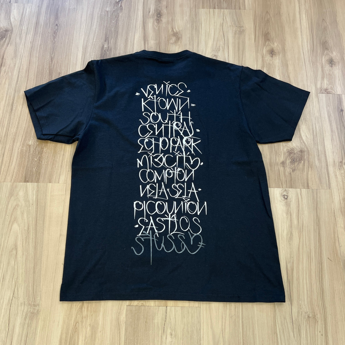 Stussy x Born X Raised Handstyles Tee Black