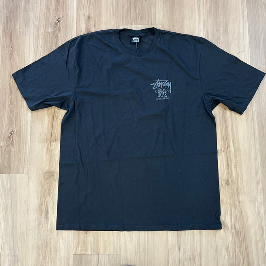 Stussy Classic Gear Pigment Dyed Tee Black